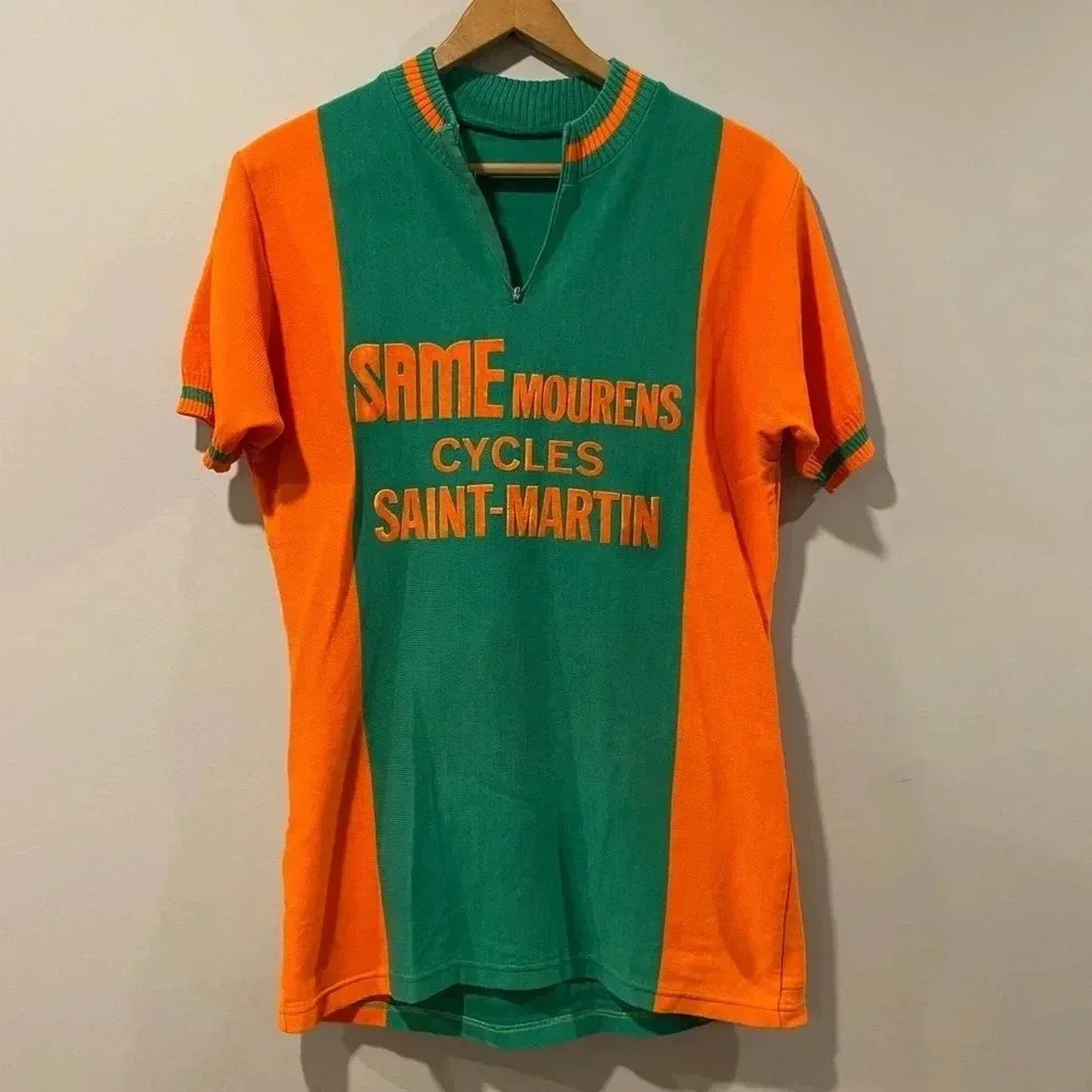 Vintage  Racing Cycling Bike Jersey ~ Made in France